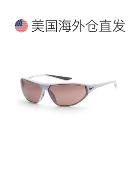 自营Nike 男式 65 毫米白色太阳镜 DQ0992-100 - 白色 美国奥莱直