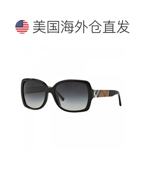 自营Burberry Sunglasses Square Full Rim, Black Grey Gradient