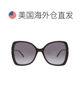 自营Carolina Herrera Grey Butterfly Ladies Sunglasses CH 002