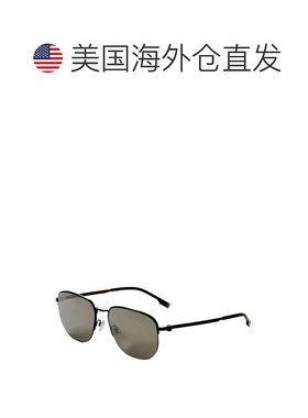 自营Hugo Boss Men's Matte Dark Ruthenium 57mm Sunglasses - m