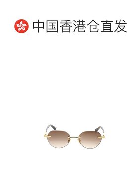 香港直邮潮奢 Bottega Veneta 葆蝶家 男士 金色 Glaze Rimless