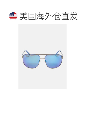 自营guess飞行员金属太阳镜-蓝色 美国奥莱直发