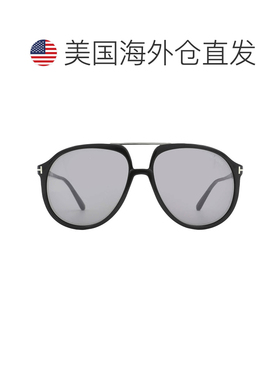 自营Tom Ford Archie Smoke MIrror Pilot Men's Sunglasses FT10