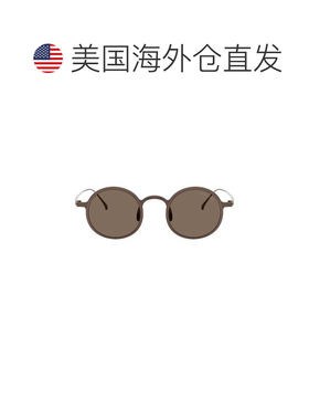 自营giorgio armani0ar6173t Round Titanium Sunglasses with Ti