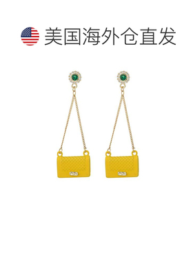自营 eye candyElla 钱包耳环 - 黄色 - 黄色 美国奥莱直发饰品
