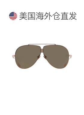 自营Valentino XVI G-15 Gold Flash Mirror Pilot Unisex Sungla