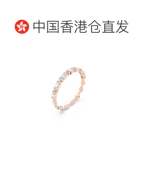 自营SWAROVSKI戒指5351769水晶玫瑰金色施华洛世奇时尚七夕礼物