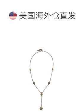 自营Konstantino Dome Silver & 18K Corundum Toggle Necklace -