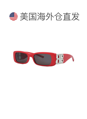 自营balenciagaBB0096S 015纯红色/灰色-纯红色 美国奥莱直发
