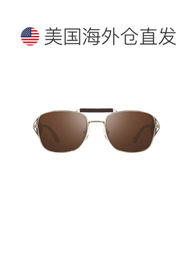 自营revoRE1259 Crafted Sunglasses - brown 美国奥莱直发
