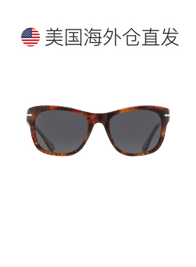 自营Persol Polarized Black Square Unisex Sunglasses PO3313S