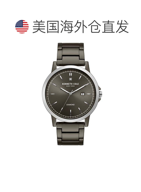 自营Kenneth Cole Men's Classic mm Quartz Watch - grey 美国奥