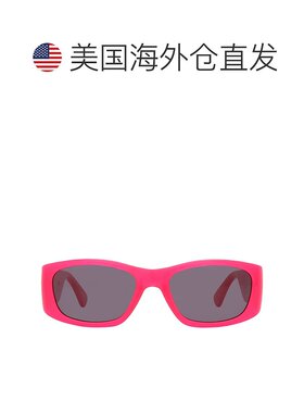 自营Moschino Grey Rectangular Ladies Sunglasses MOS145/S 0MU