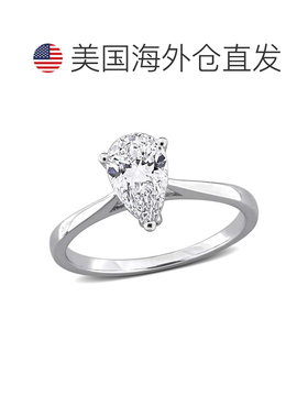 自营Mimi & Max 1ct TW Pear-Shape Lab-Grown Diamond Solitaire