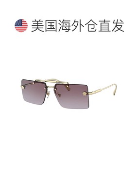 自营Versace  VE 2245 10028H 60mm Womens Rectangle Sunglasses