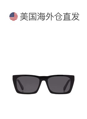自营Off-White ALBANY Dark Grey Square Unisex Sunglasses OERI