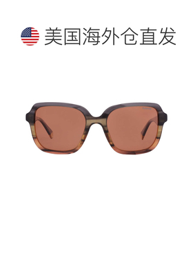 自营Polaroid Brown Square Ladies Sunglasses PLD 4095/S/X 0M9