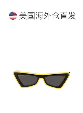自营 off-white米白色中性款黄/黑太阳镜-黄/黑 美国奥莱直发
