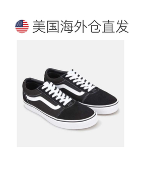 自营Men's Vans Ward VN0A36EMC4R Sneakers Black White Lace Up