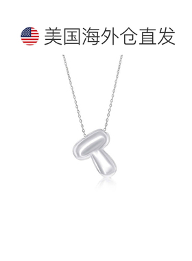 自营simonaSterling Silver, Bubble 'R' Initial Necklace - sil