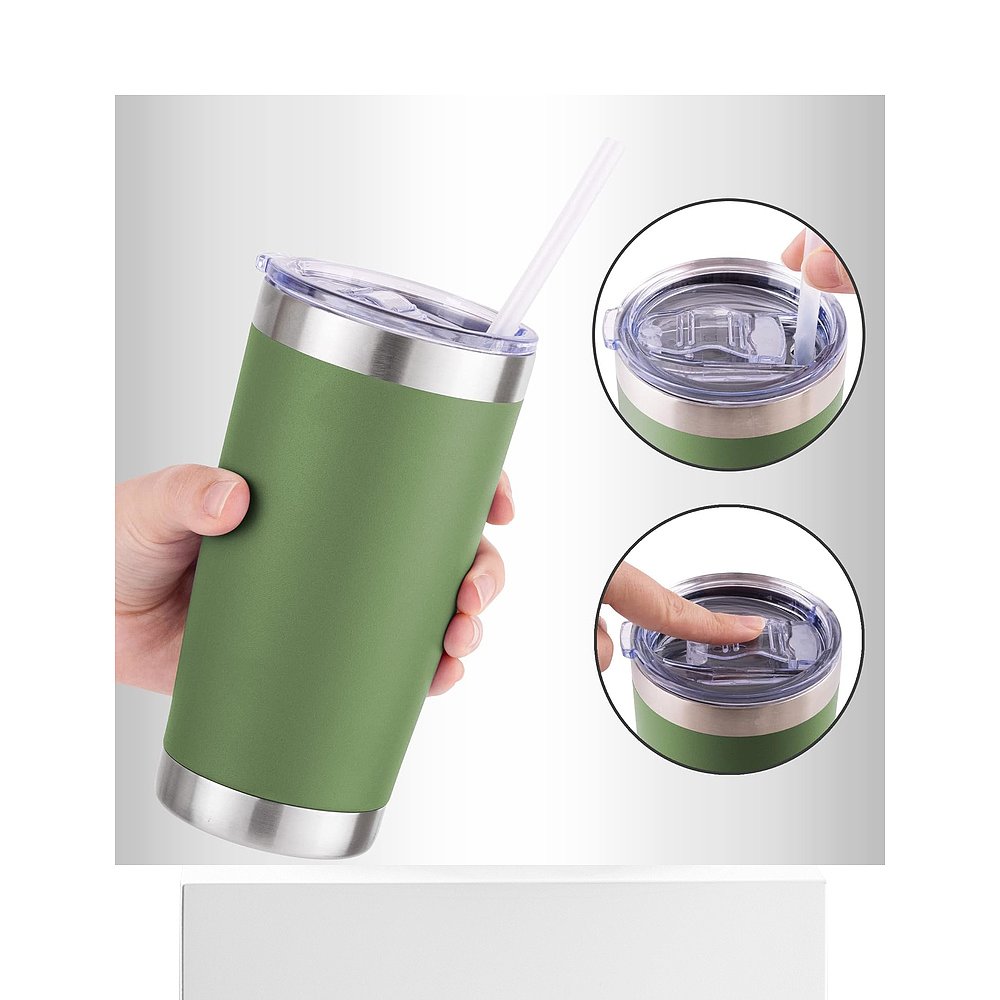 zulay kitchenDouble Walled Insulated Travel Mug For Hot and - 图3