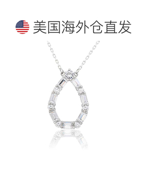 自营Suzy Levian Sterling Silver White Cubic Zirconia Alterna