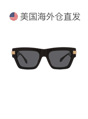 自营Versace Dark Grey Square Men's Sunglasses VE4464F GB1/87