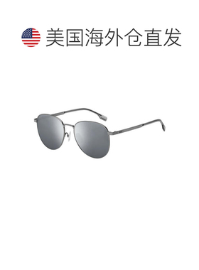 自营hugo boss凸台1536/F/S 06LB T4钌/银镜-钌 美国奥莱直发