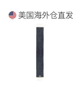 自营jacquemusWagon Heathered Textured Scarf - black 美国奥莱