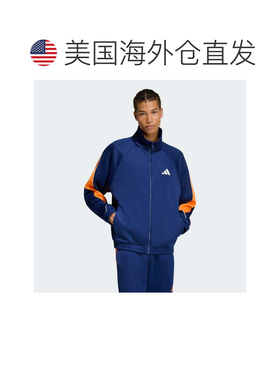 自营Men's adidas Stadium Tracktop - dark blue / pure orange