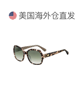 自营kate spadeAMBERLYNN/S 0MAP 9k粉红色哈瓦那与图案/绿色渐变