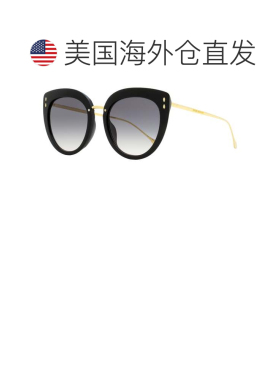 自营Isabel Marant 女士猫眼太阳镜 IM0084GS 2M29O 黑色/金色 55