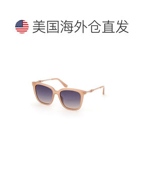 自营Guess Resin Women's Sunglasses - beige 美国奥莱直发