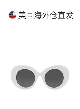 自营Burberry Dark Gray Round Ladies Sunglasses BE4370U 30078