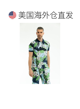 自营Moschino Cotton Polo Men's Shirt - multicolor 美国奥莱直