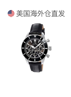 自营Porsamo Bleu Men's Brandon Genuine Leather Watch 1012ABR
