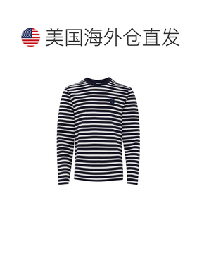 自营Maison Kitsune Cotton Long Men's Sleeve - blue 美国奥莱