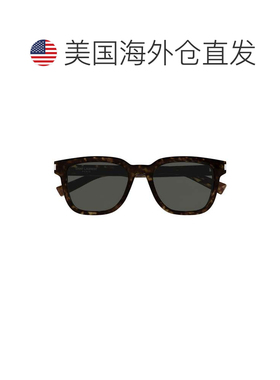 自营saint laurentSl 711 Tortoiseshell Square Frame Sunglasse