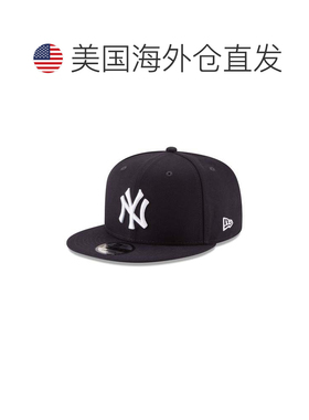 自营new era纽约洋基队颜色基本950 Snapback帽子-黑色 美国奥莱