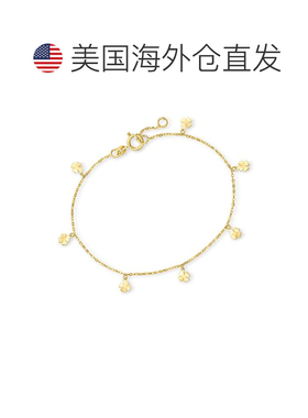 自营RS Pure by Ross-Simons Italian 14kt Yellow Gold Clover S