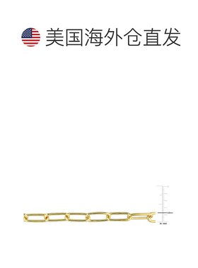 美国直邮Julianna B朱莉安娜女士项链金色回形针链式简约休闲时尚