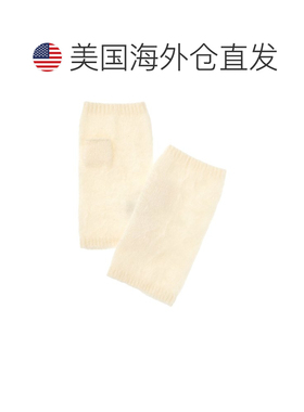 自营amicale cashmereAmicale羊绒抓绒护腕-白色 美国奥莱直发