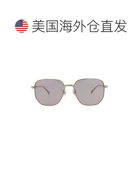 自营dunhill方形框架钛太阳镜-金紫 新款配饰 美国奥莱直发