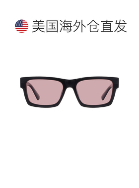 自营Prada Pink Rectangular Men's Sunglasses PR 25ZS 1AB05Z 5