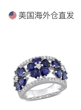 自营 mimi & max4 1/2 CT TGW Created Blue 和 Created 白色蓝宝