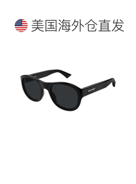 自营saint laurentSL 798 MAXIME 001闪亮黑色/灰色-闪亮黑色 美