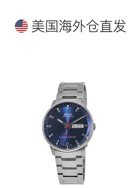 自营Mido Commander Blue Dial Steel Men's Watch M021.431.11.0
