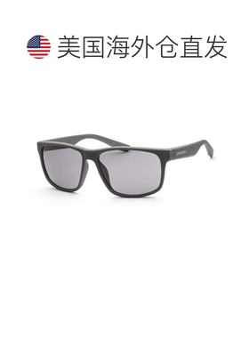 自营Calvin Klein Unisex 59mm Matte Grey Sunglasses - matte g