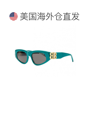 自营balenciagaBB0095S 005绿色/灰色-绿色 美国奥莱直发