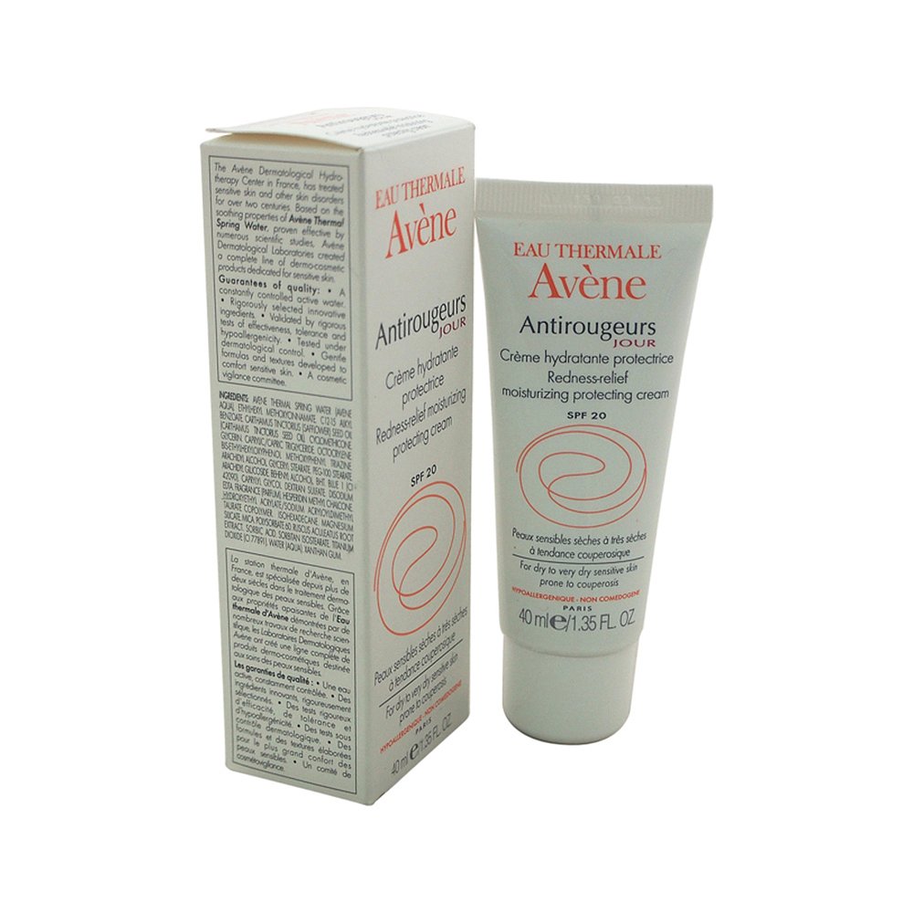 天猫国际美国直购美国直邮avene雅漾祛红保湿修颜霜40ml滋润舒缓修护去红血丝SPF200